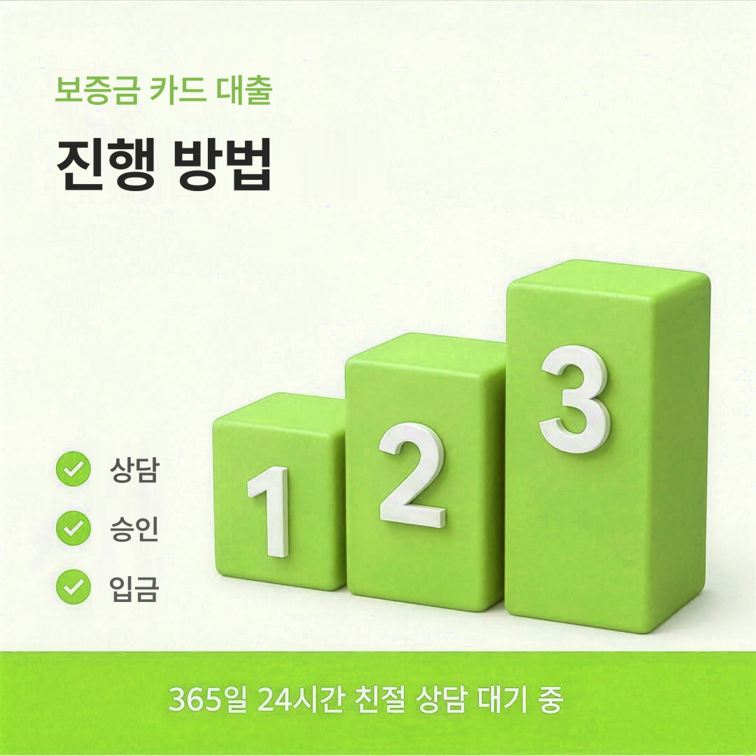 다음머니 보증금 카드 대출 진행 방법 정리 안내
